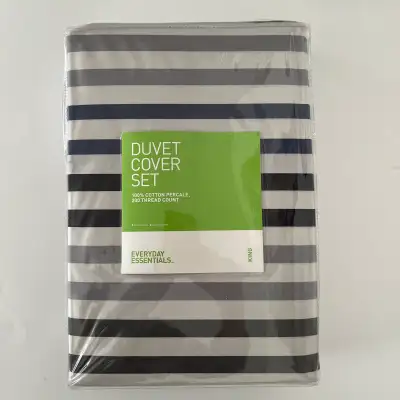 Brand New 100% Cotton King Size Duvet Cover Set, View more