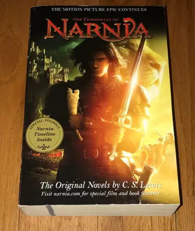 All 7 books in the Chronicles of Narnia collected in one large paperback.....pickup Niagara Falls......