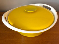 Vintage COPCO Enamel Cast Iron Covered Dutch Oven (Denmark /MCM)