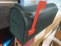 20 inch plastic old fashion mailbox - $25