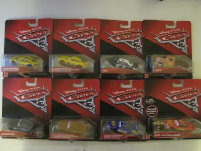 Hi I am offering for sale Brand New factory sealed Cars 3 (1:55) scale diecast cars: Jackson Storm -...