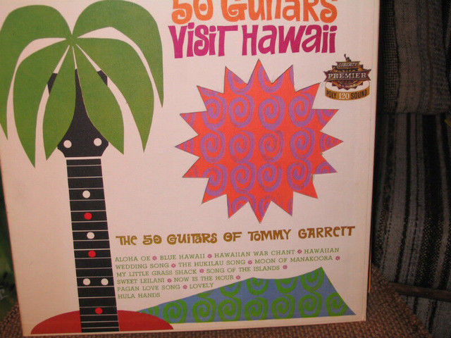 33 TOURS - 50 GUITARS - VISIT HAWAII - TOMMY GARRETT et  AUTRES dans CD, DVD et Blu-ray  à Laval/Rive Nord