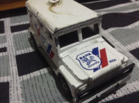 Rare Antique Majorette Bank Security Armored Van -Made in France