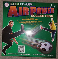 Air Power Soccer Disk with lights