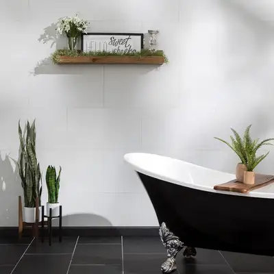 Palisade Interlocking Vinyl Waterproof Wall/Backsplash Tiles for, View more