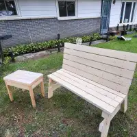 4ft bench w table