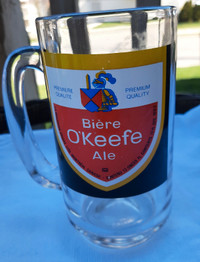 Vintage O'Keefe Ale Beer Glass Mug