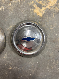 2 Chevy hub caps