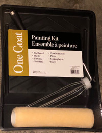 New (in Plastic) Paint Kit (1 Roller Tool, 1 Roller, and 1 Tray)