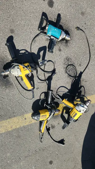 makita mixing drill 125 and 3 dewalt 95 each buy all 385, View more