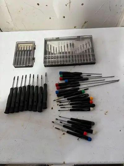 Various Mechanic Tools Available including 15 pairs of Various Pliers, Allen Keys, Screwdrivers, Min...