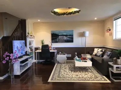 Bright and spacious studio apartment for rent at Yonge & Mulock. This fully above-ground walk out ba...