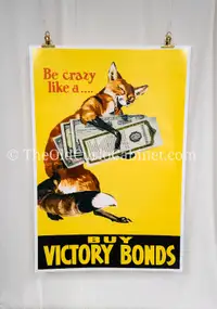 Crazy Like A Fox VICTORY BOND WW2 WWII 1940s Digitally Restored