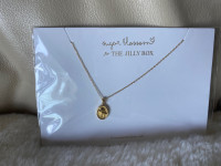 14 carat gold plated mushroom necklace (JILLY BOX)