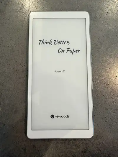 Selling a ViWooods AI Paper Reader e-ink e-reader. Under warranty until January 2026. This is an e-r...