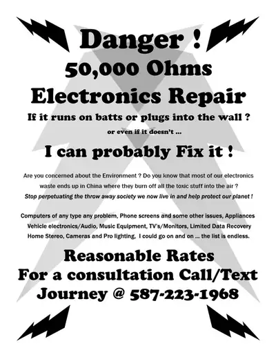 Electronics Repairs, View more