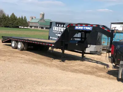 2020 sure trac gooseneck with toolbox two 10000 pound axles fresh paint will deliver thanks it best...