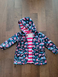 Hatley rain jacket, size 4