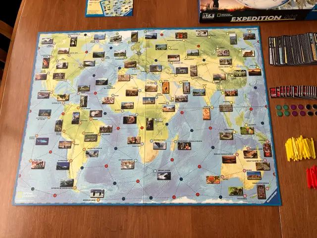 Ravensburger National Geographic Expedition Board Game, Complete62863283990401122