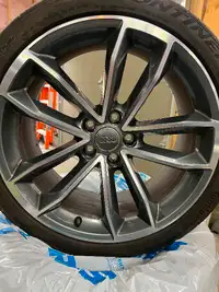 Audi original wheels (from 2019 S5) and 4 All-Season tires