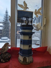 Beautiful lighthouse solar light that Revolves