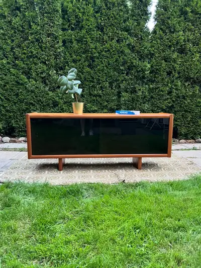 MCM Teak Display Cabinet , View more