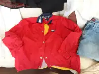 New Teen Youth Sized Large Red Tommy Hilfiger Jacket