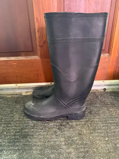 B1 / Steel Toe Rubber Boots / Size 8, View more