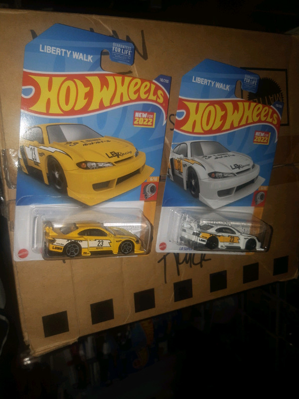 Liberty Walk Nissan Silvia Hot Wheels lot of 2 on American Cards in Toys & Games in Guelph - Image 2
