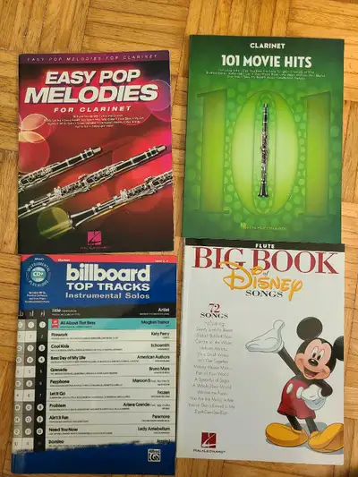 Clarinet /Flute Music Books, View more