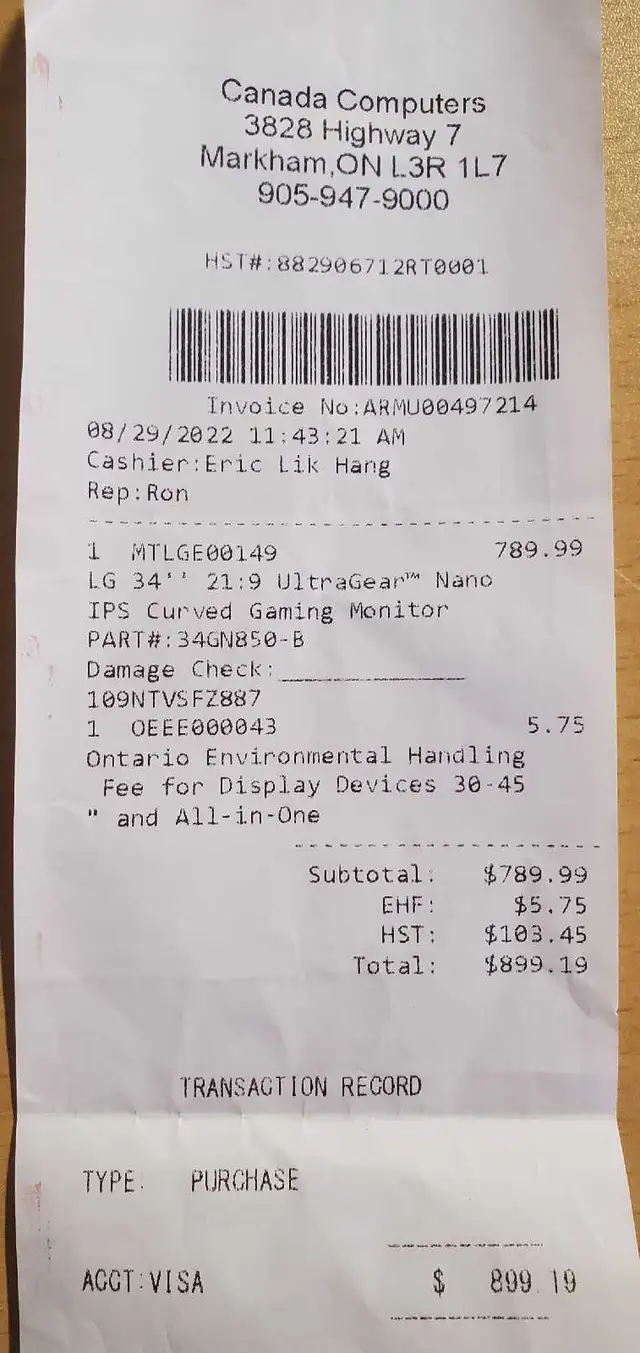 LG UltraGear 34GN850-B 34 inch nano-ips 160hz 3440*1440 WQHD in Monitors in Markham / York Region - Image 7