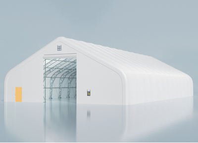Abri de Stockage Durable 50'x100'x23' (PVC 450g), View more