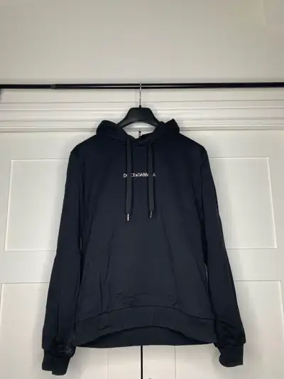 Dolce&Gabbana Logo Black Hoodie, View more