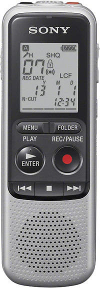 Sony ICDBX140 Digital Voice Recorder 1" Silver - NEW