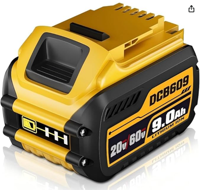 20V 60V Max Flexvolt 9Ah Replacement for Dewalt Batteries DCB609, View more