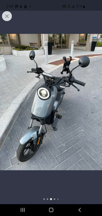 Motorcycle electric niu 