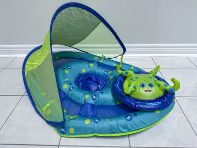 SwimWays Baby Float, Octopus Activity Center, Carry Bag Like New, View more