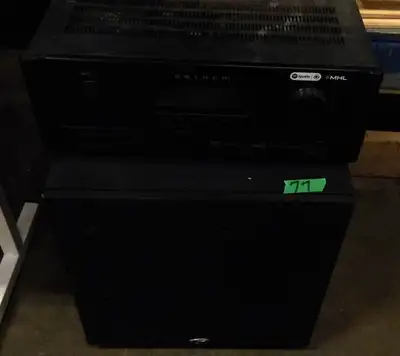 Anthem MRX 720 Receiver, Paradigm Speakers and Subwoofer, View more