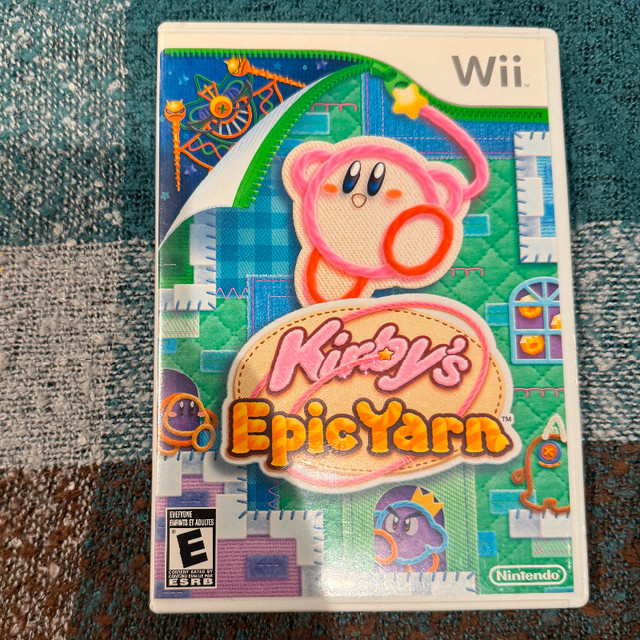 Wii game Kirby epic yarn in Nintendo Wii in Winnipeg