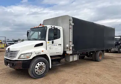 2010 Hino 358, 7.6L, AT-AB, 4×2, 24ft Curtain Side Body, N#1836, Engine: 7.6L 260hp, J08E-TW, 2009 U...