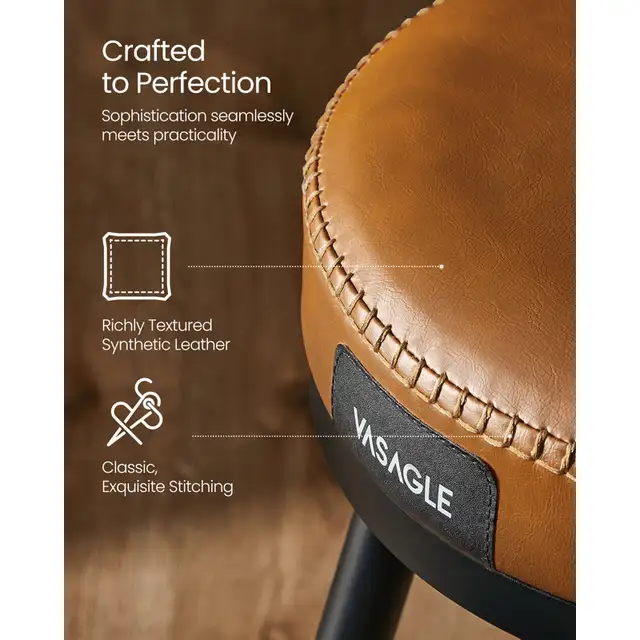 Counter Height Swivel Bar Stools, Synthetic Leather in Chairs & Recliners in Markham / York Region - Image 6