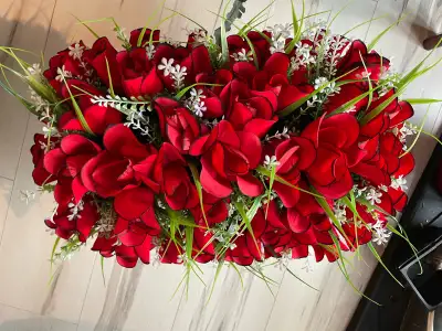flowers arrangements fleural cemetery center peace, View more