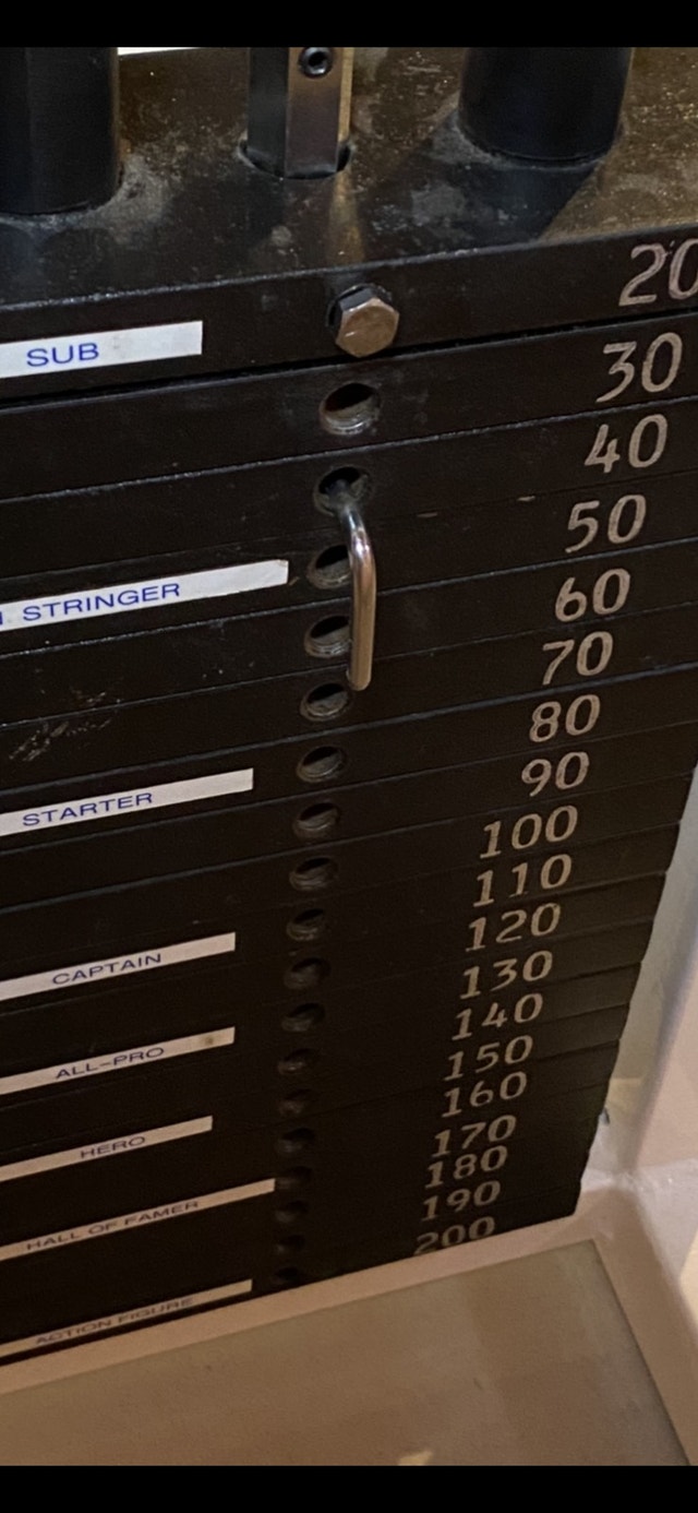 Hack Squat, leg press, Lat pull down, smith machine Exercise