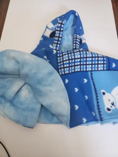 Child's Handmade Fleece Poncho, View more
