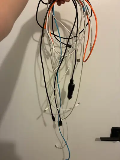  assorted chargers fits an iPhone 13 , View more