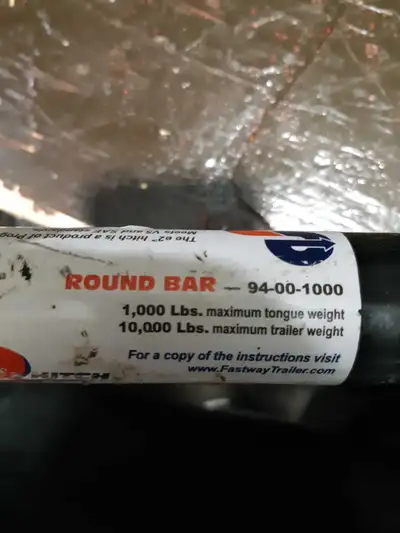 Tow behind trailer hitch, Paid $750 US