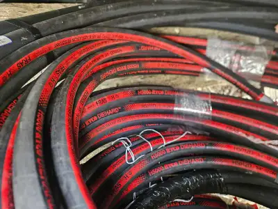 New Ryco Diehard H5000 hydraulic hose. 5/8: 3/4" 1" 1 1/4" can provide lengths up to 50' Also 3/4" a...