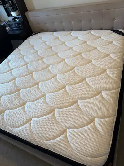 King Size DreamCloud Hybrid Mattress +  Bed Frame | Co, View more