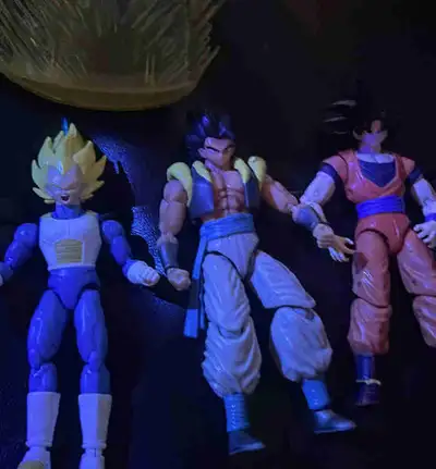 Dragon Ball Z figures Vegeta, Goku, Gogeta, View more