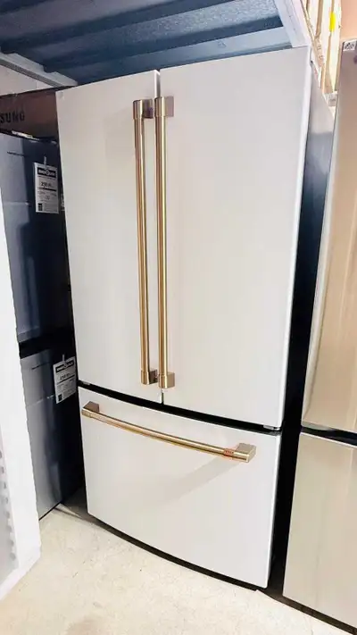 Cafe 33" counter depth Refrigerator in white _ low prices sale, View more